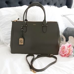 Ralph Lauren Large Leather Satchel